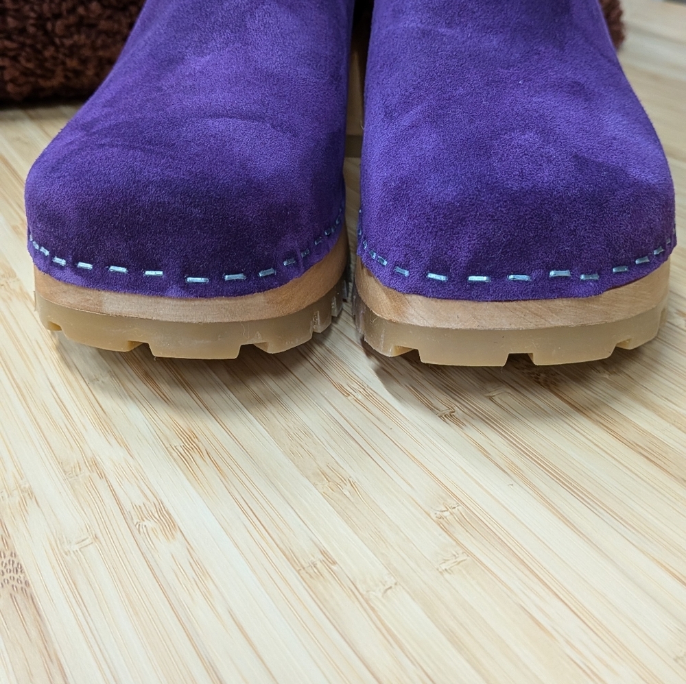 Swedish Hasbeens Viola Clog Boots. New - Picture 7 of 13